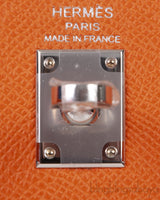 Kelly 25 Orange Epsom Sellier PHW