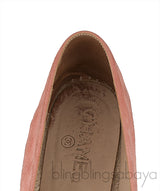 Coral Suede CC Cap Toe Espadrille