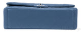 Maxi Jumbo Blue Tempete Flap Bag