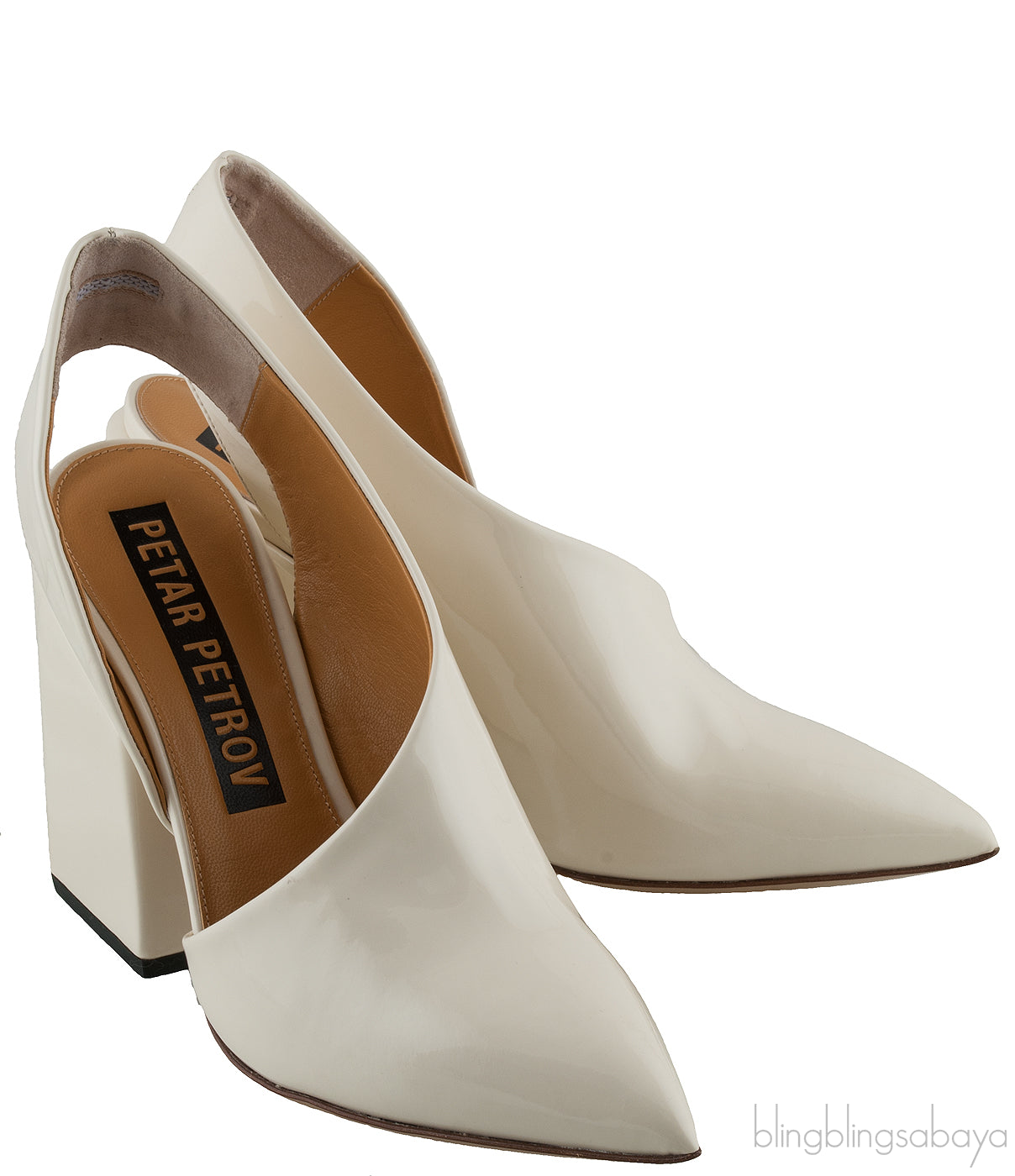 Off-white Slingback Pump