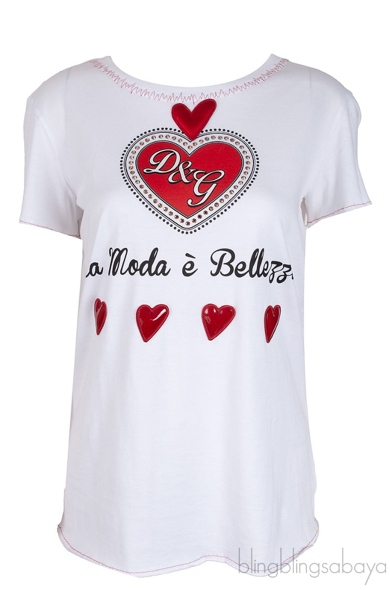 La Moda White T-shirt