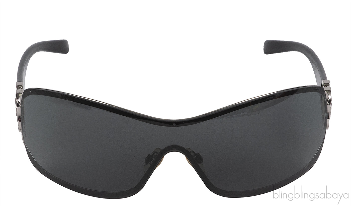 Chanel Camellia CC 4164-B Black Sunglasses