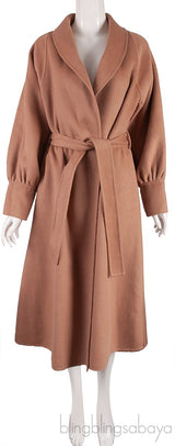 Brown Belted Trench Coat