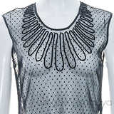 Polka Dot Sheer Camisole Dress