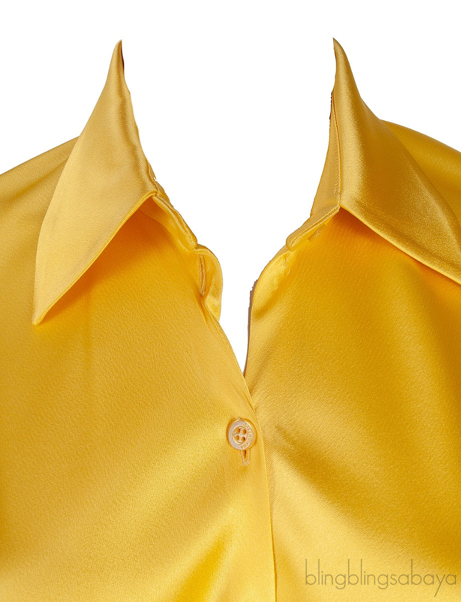 Plain Yellow Long Sleeve Shirt