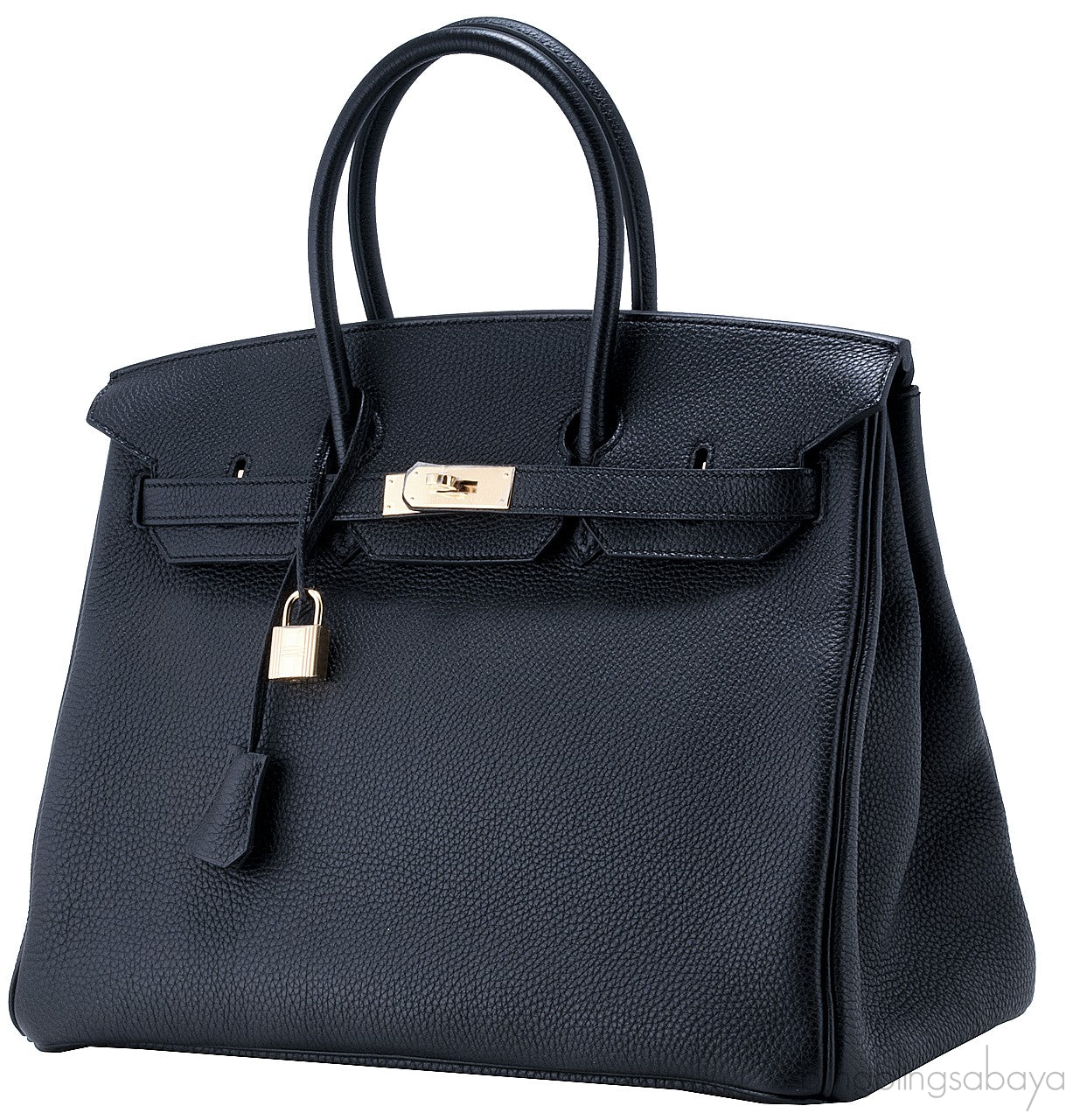 Birkin 35 Black Togo GHW