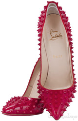 Pigalle Spikes Red Patent Heels