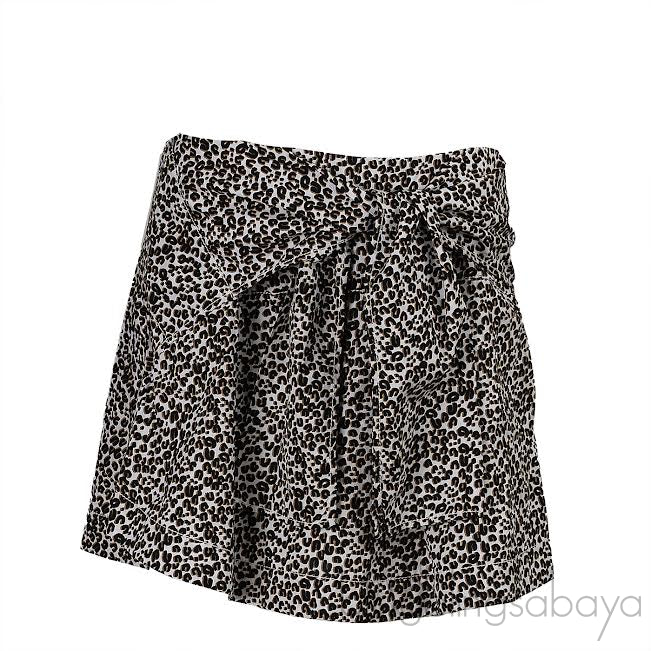 Louis Vuitton Leopard Print Top & Mini Skirt