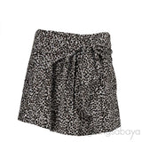 Louis Vuitton Leopard Print Top & Mini Skirt