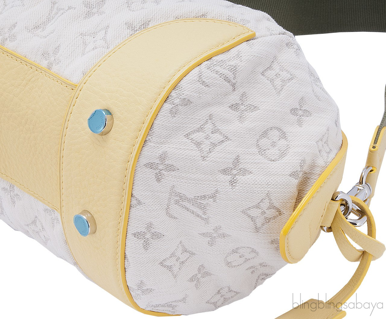 Monogram Denim Shoulder Bag
