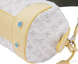 Monogram Denim Shoulder Bag