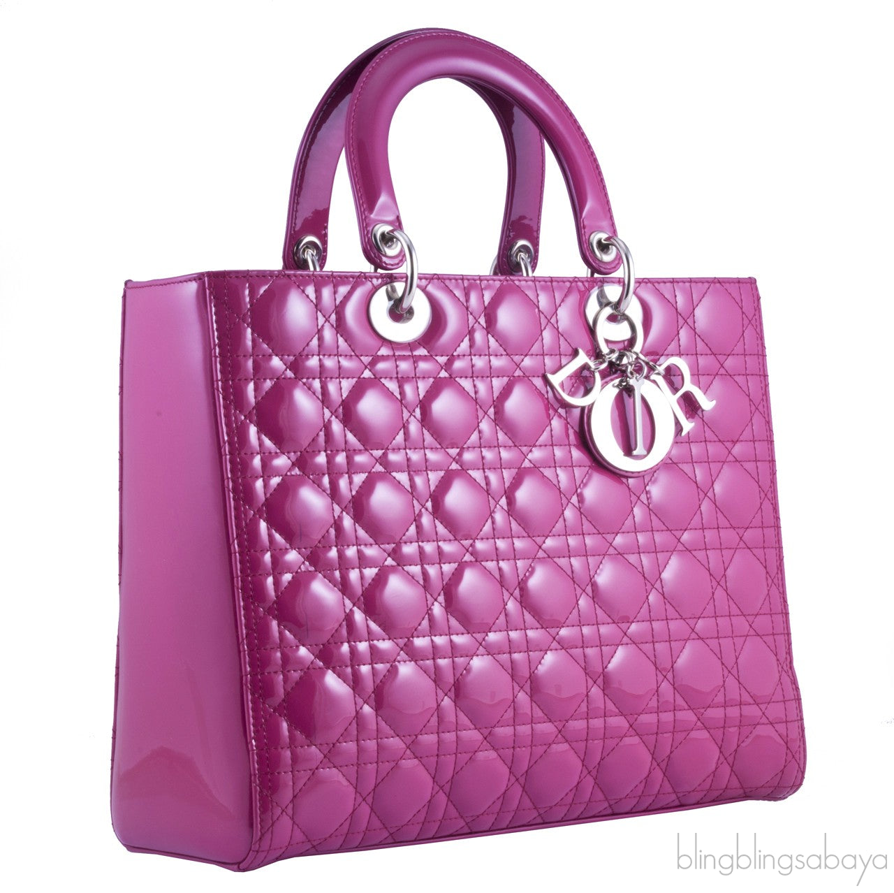Patent Fuschia Pink Lady Dior