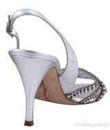 Maggie Crystal Slingback Sandals