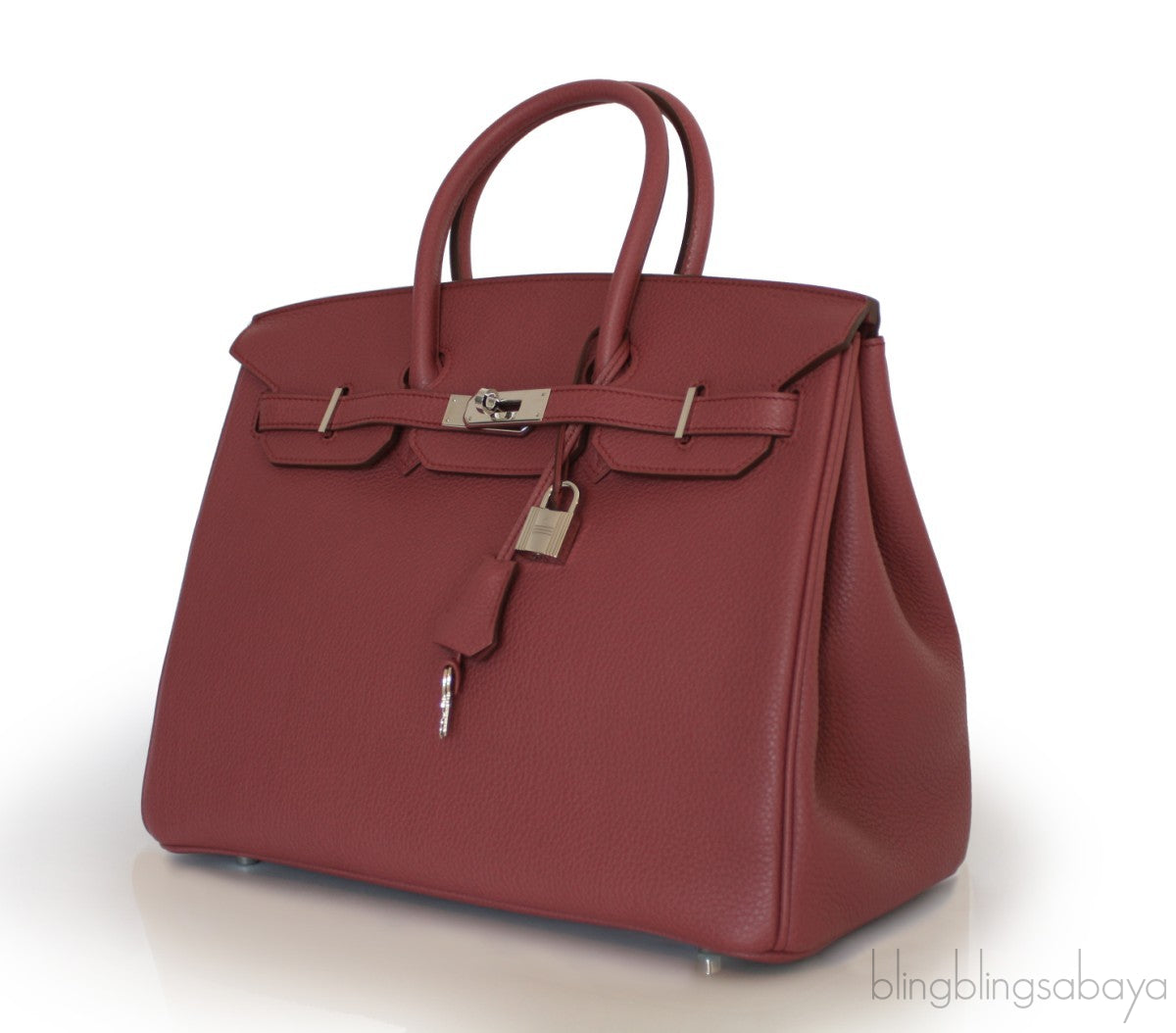 Birkin 35 Bois Rose Taurillon Clem
