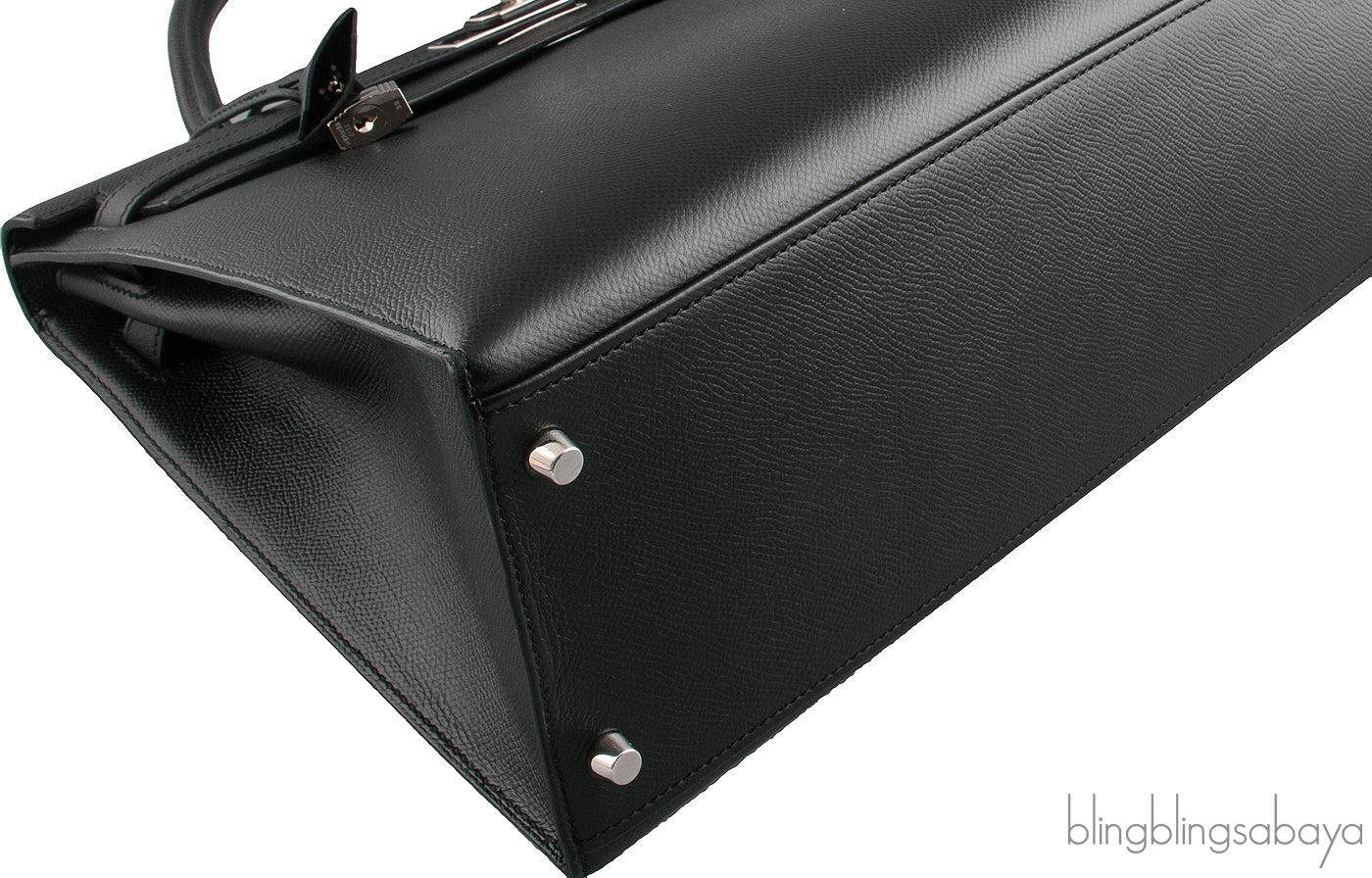Kelly 35 Black Epsom Sellier PHW