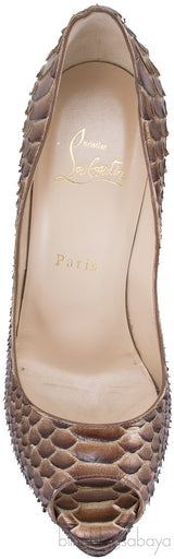 Lady Peep 150 Python Armure Pump