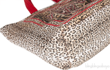 Leopard Print Beach Tote Bag