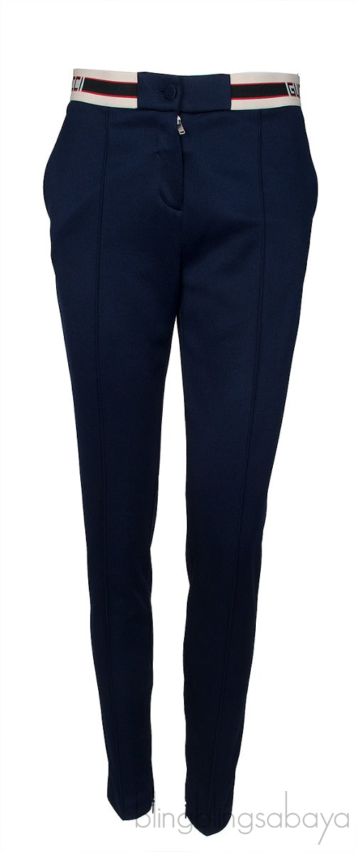 Navy Blue Stretch Trouser