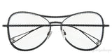 71108 Ms. Chanel Aviator Sunglasses