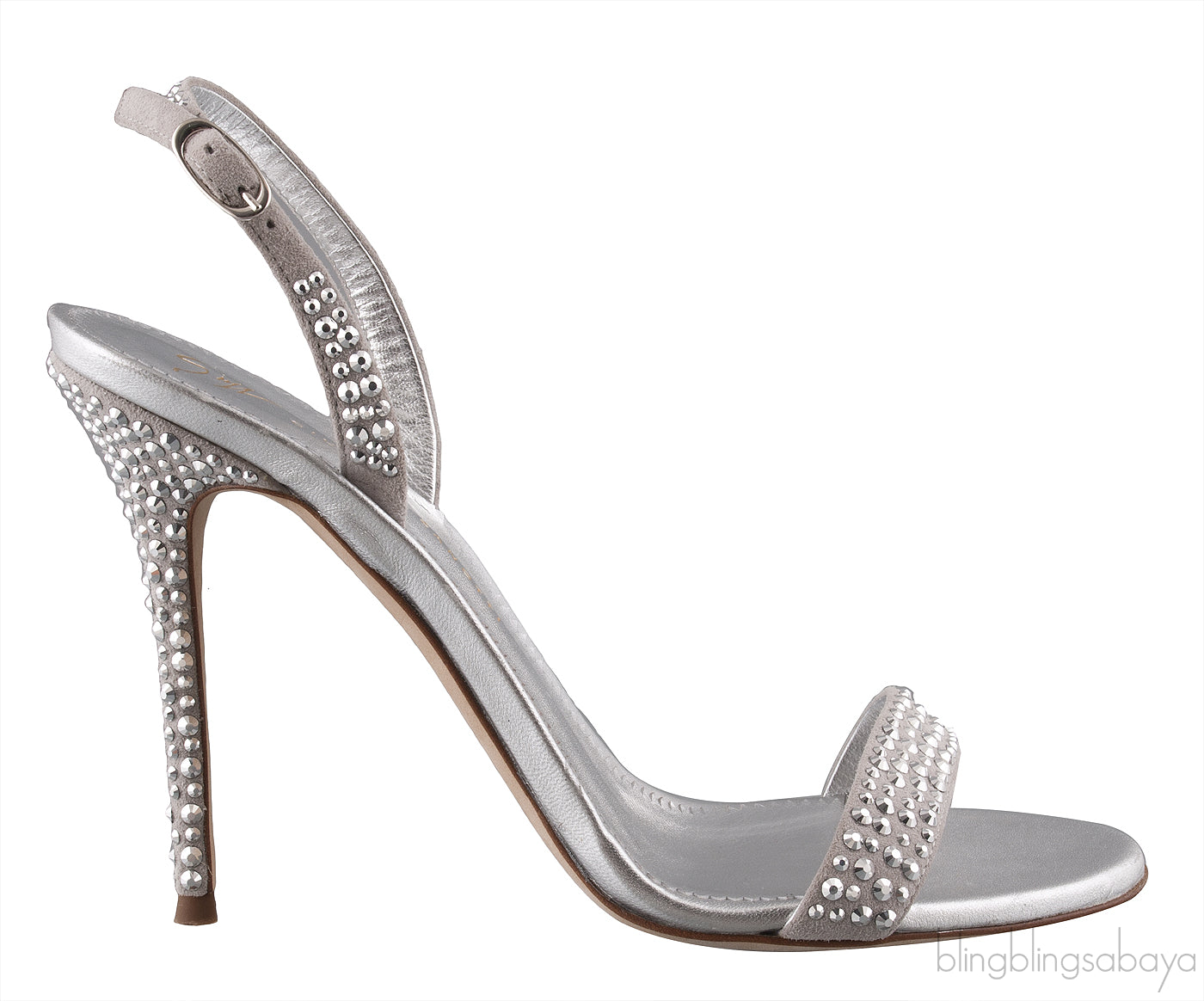 Mystico Silver Crystal Sandals