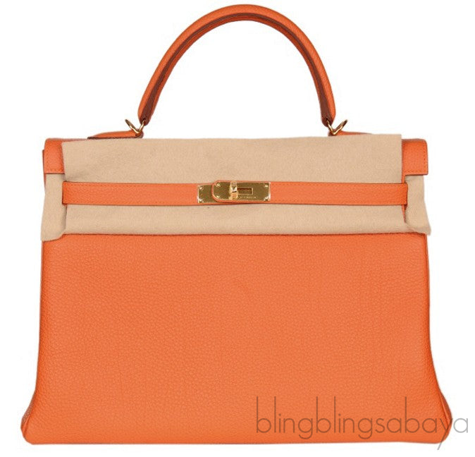 Kelly 35 Orange Togo GHW
