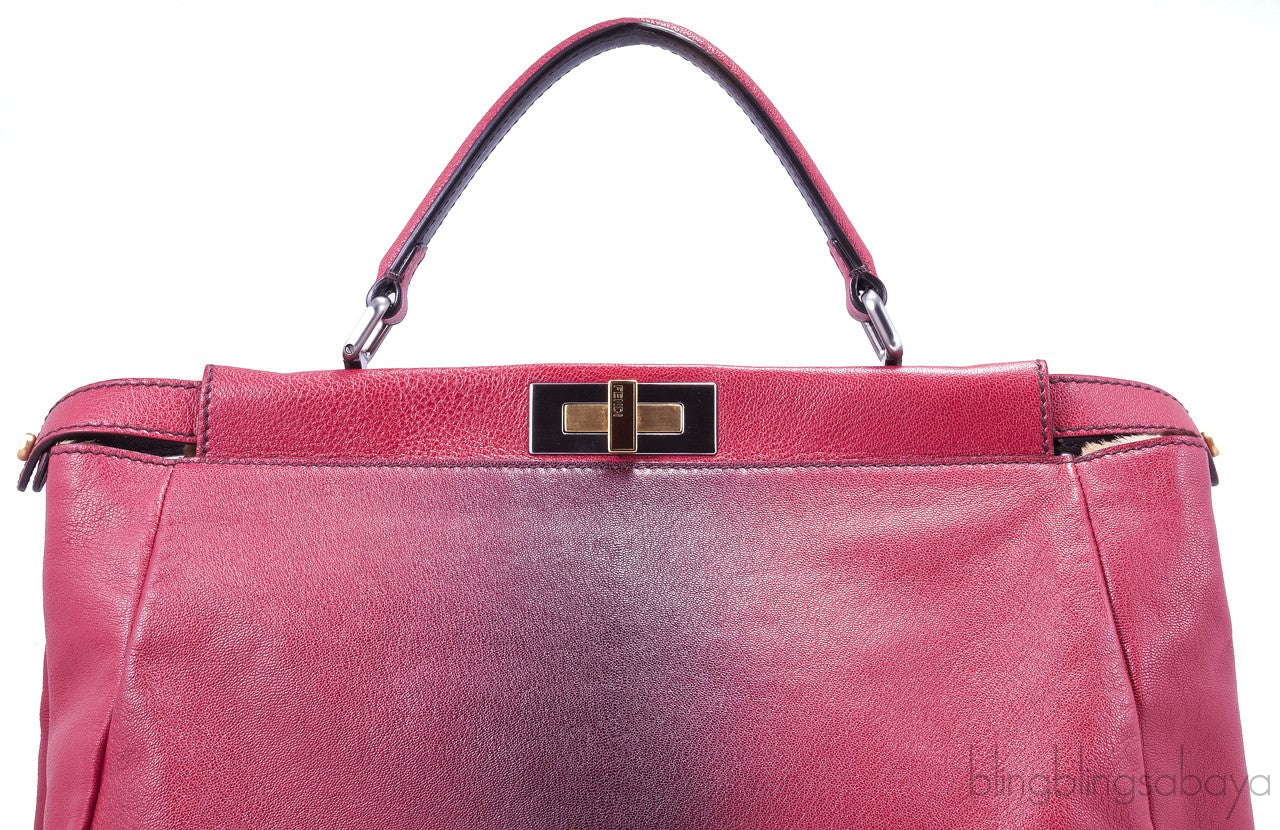 Red Peek-a-boo Satchel
