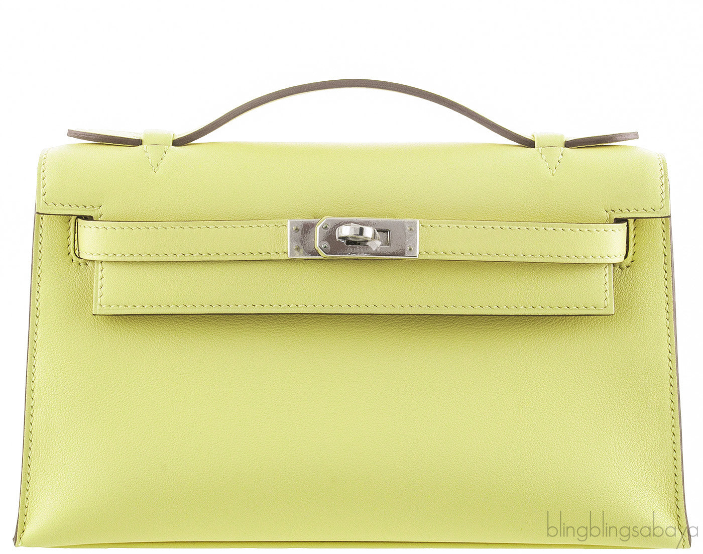 Kelly Pochette Swift Jaune Poussin