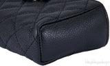 Black Quilted Phone Holder