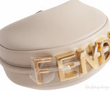Nano Fendigraphy Grey Leather Charm