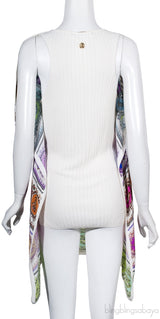 Multicolor Print Sleeveless Top