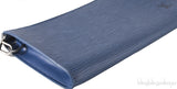 Blue Epi Leather Pochette