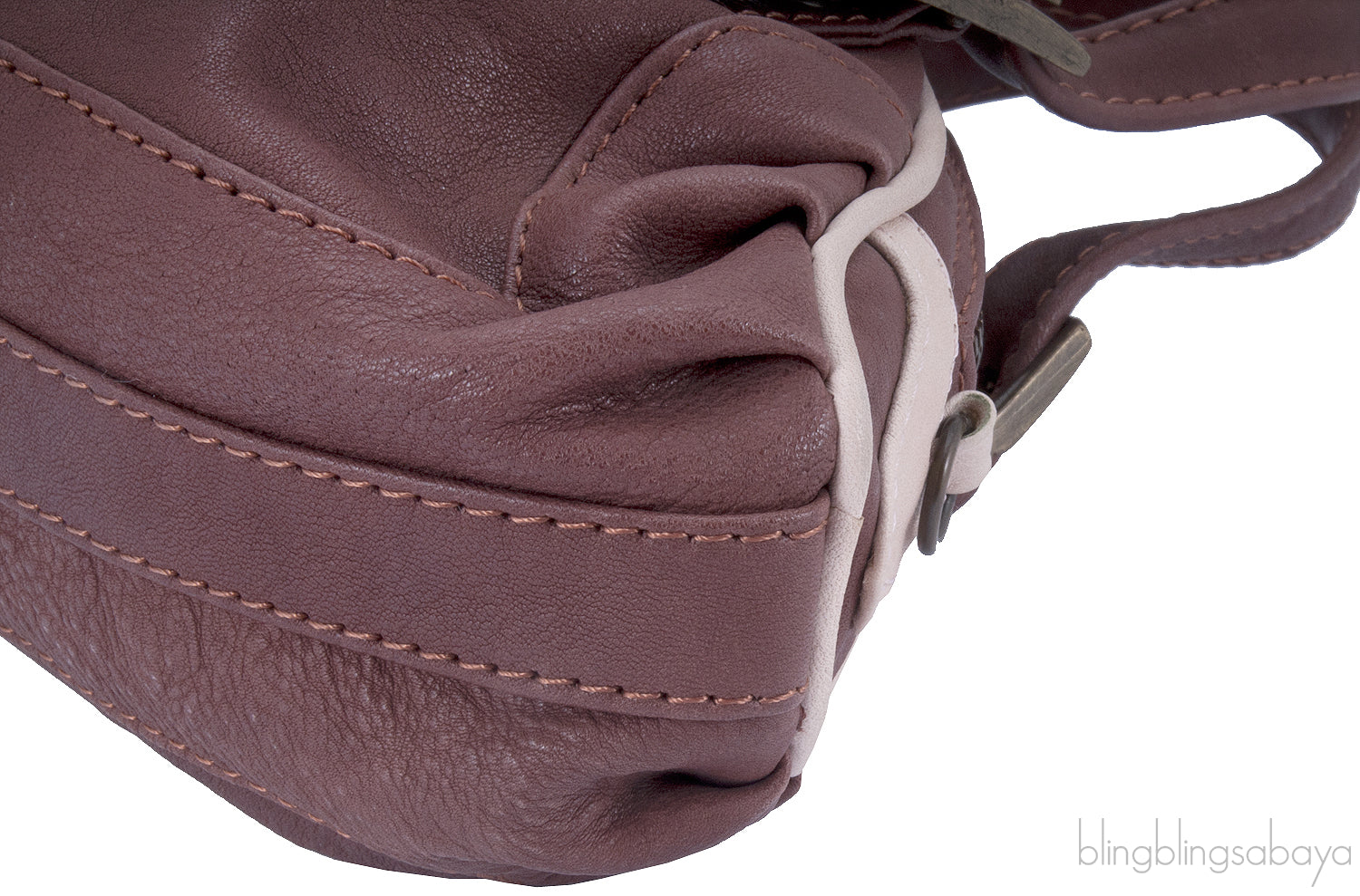 Brown Mini Top Handle Bag