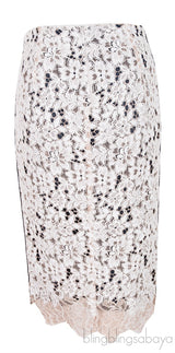 Lace Off-white Skirt