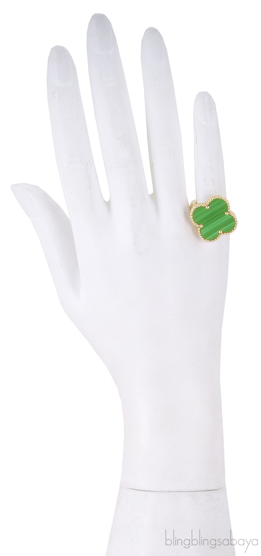Magic Alhambra Malachite Ring