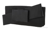 Satin Bow Black Evening Clutch