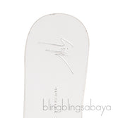 Silver Crystal Sandals