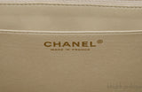 Beige CC Jumbo Flap Bag