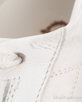 Loro Piana My Wind White Microfibre and Grey Suede Sneakers