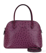 Bolide 27 Purple Ostrich Bag PHW