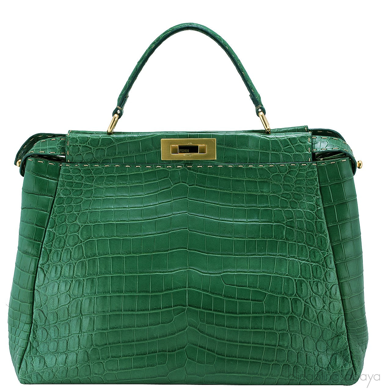 Green Crocodile Peek-a-boo