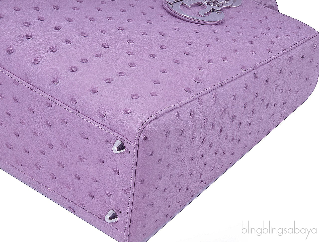 Lady Dior Lilac Ostrich