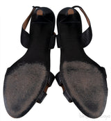 Black Slingback Kitten Heels