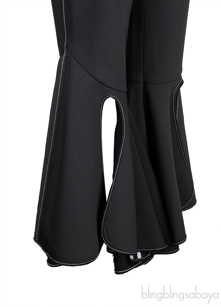 Black Wide Leg High Waisted Pants