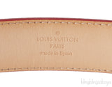 Louis Vuitton Monogram Vernis Red Belt