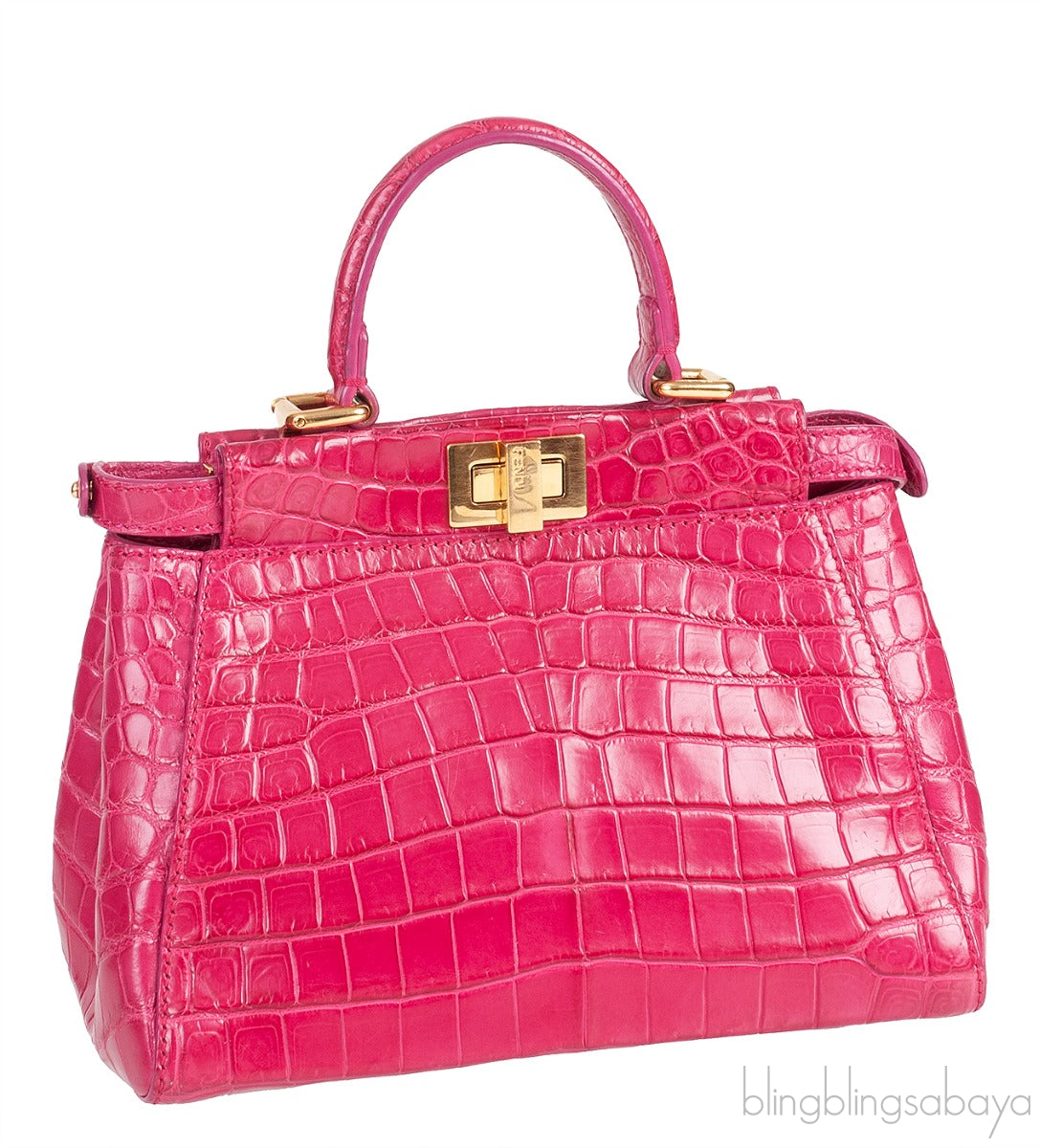 Fuchsia Crocodile Mini Peekaboo