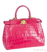 Fuchsia Crocodile Mini Peekaboo