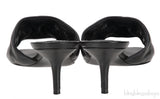 Black Leather 55 mm Revival Mule