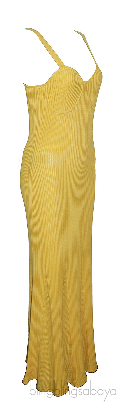Demetra Ribbed and Pointelle-knit Dress