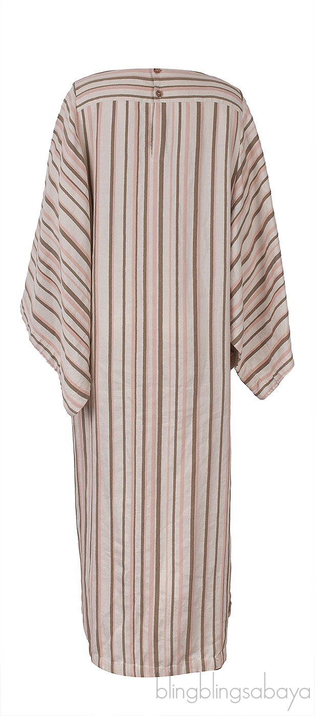 Veronica Stripe Maxi Kaftan Dress