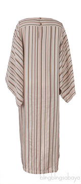 Veronica Stripe Maxi Kaftan Dress
